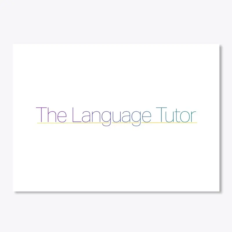 The Language Tutor Sticker